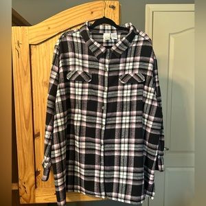 Roaman’s plaid flannel